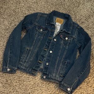 Levi's Classic Trucker Blue Jean Jacket BIG GIRLS SIZE XL